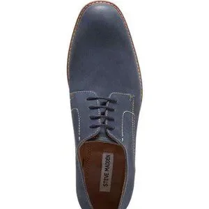 STEVE MADDEN Men\'s 13 NAVY NUBUCK Williem Leather Derby Steve Madden | Shoes | Steve Madden Mens 3 Navy Nubuck  main image 2